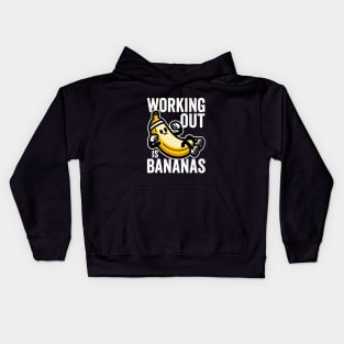 Working Out Is Bananas Kids Hoodie